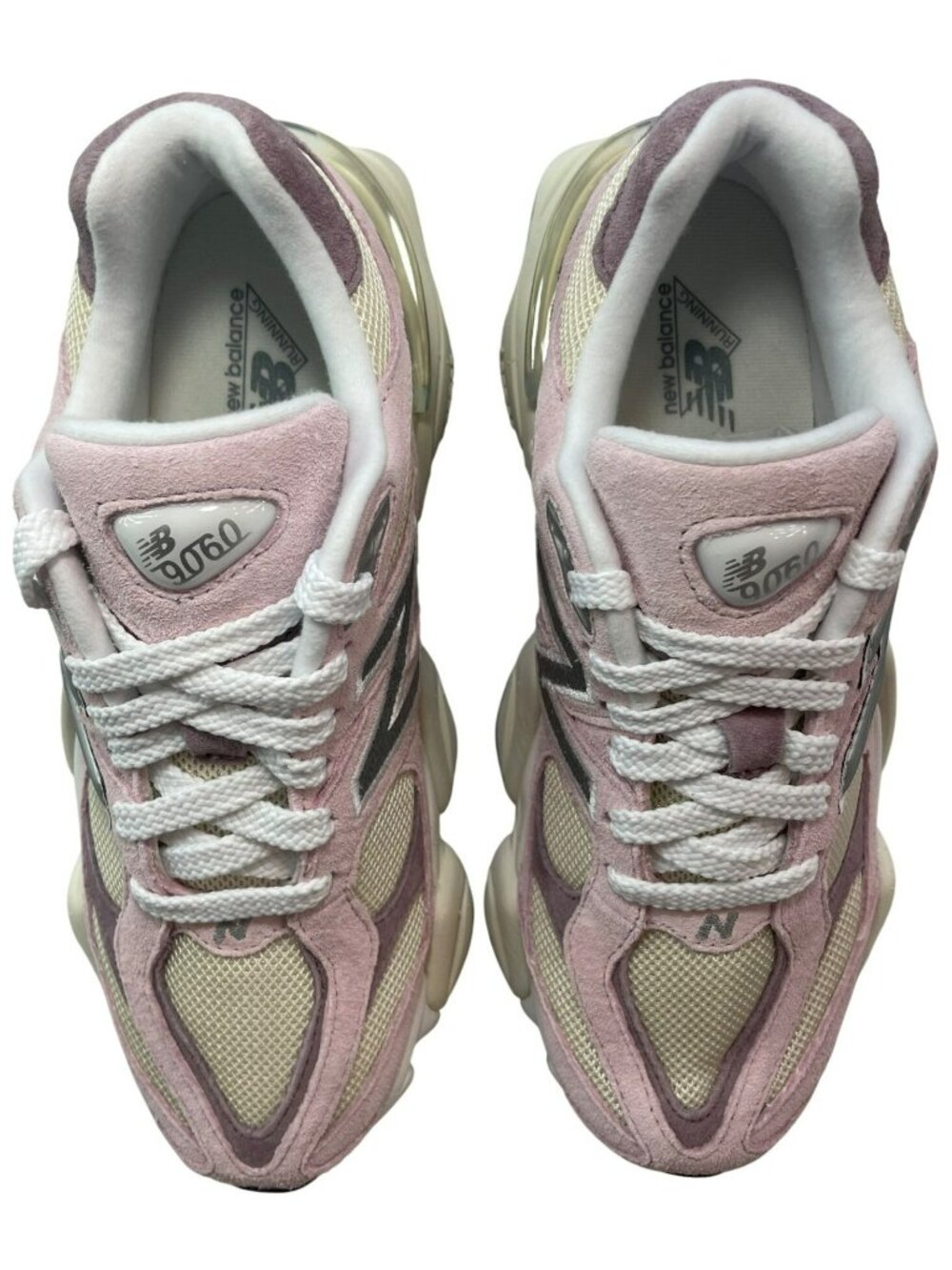 New Balance 9060 Pink Beige Lifestyle Sneakers Suede Women's Size 8.5 M $160 NWT - Picture 4 of 10